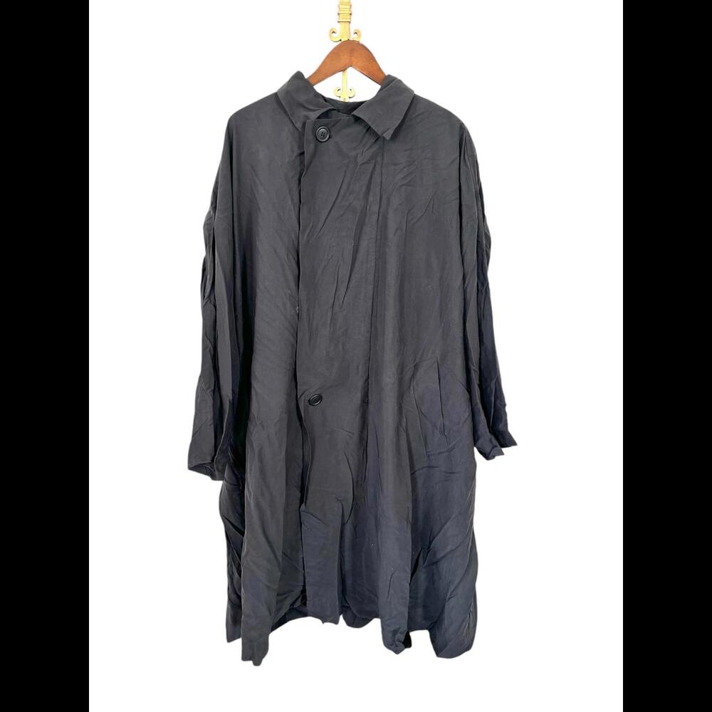 Vintage Issey Miyake Windcoat Black Size Small